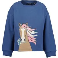 Blue Seven Sweatshirt Baumwolle, mit Glitzerdruck und Paillettendetail