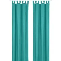 Weckbrodt Vorhang Sento (1 St), Schlaufen, blickdicht, Baumwolle, blickdicht, matte Struktur, unifarben, Gardine, Store