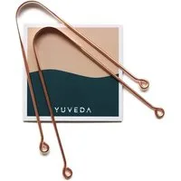 Yuveda Zungenreinigeraufsatz Zungenreiniger aus Kupfer, Ayurveda Zungenschaber für Ayurveda-Ritual