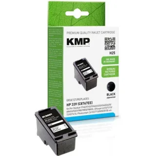 KMP H25 Tintenpatrone schwarz kompatibel mit HP C 8767 E