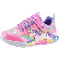 Skechers UNICORN CHASER Sneaker Glitzer,-Blinkschuh zum Schlupfen, Größenschablone zum Download