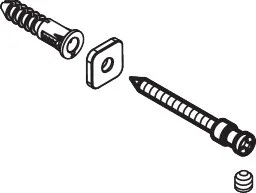 Hansgrohe Befestigungsteile Einzelhaken AddStoris S,85193000 85193000