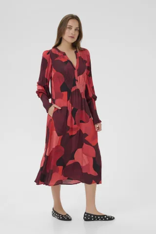 Kleid CUdana Relaxed fit red
