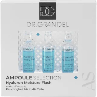 Dr. Grandel Hyaluron Moisture Flash Ampulle Mit Feuchtigkeitsampullen bis in die Tiefe