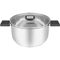 RESTO Kitchenware Kochtopf Anser, energiesparend und spülmaschinenfest, im Geschenkkarton, Edelstahl 18/10 (2-tlg), Geeignet für alle Herdarten, auch Induktion, mit klappbaren Griffen