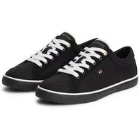Tommy Hilfiger TH LOW VULC Sneaker Freizeitschuh, Schnürschuh mit Logoschriftzug an der Schuhzunge