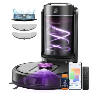 [EU Direct] Vactidy WI5 Robot Vacuum Cleaner with Mop Function, Bagless Multi-Cyclone Suction Station, 10000Pa Suction,