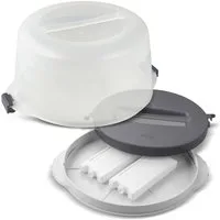 Dr. Oetker Küchenhelfer Kuchentransportbox mit Kühlakkus und Deckel BUNDLE, (3-tlg)