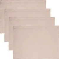 REDBEST Platzset Tischset "Tulsa" 4er-Pack, Baumwolle Uni