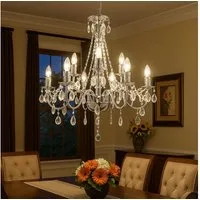 GLOBO LIGHTING Kronleuchter, Leuchtmittel nicht inklusive, Kronleuchter Lüster Pendelleuchte Lampe Wohnzimmerleuchte, 9
