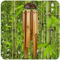 SIMANDRA Windspiel Feng Shui (60 cm, längste Röhrenlänge)