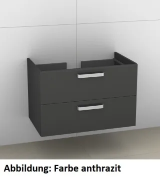 Artiqua 414 Waschtischunterschrank für Memento 513381, 513383 Eiche Weiß quer NB, 414-WU2L-V80-7186- 414-WU2L-V80-7186-440