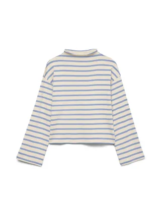 VERO MODA - VMURENA LS OVERSIZED FUNNEL NECK TOP JRS Birch - Gr. - L