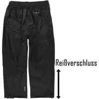 RennerXXL Regenhose Falko Leichte Dünne Radhose - Überhose, Herren Übergrößen XXL-8XL leicht und klein verstaubar, seitlicher Reißverschluss bis Wade