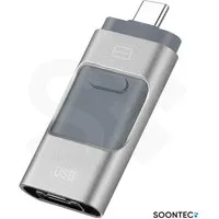 SOONTEC SOONTEC 3.0 USB-Stick 3 in 1 MICRO USB / USB / Lightning für iPhone USB-Stick (Lesegeschwindigkeit 80,00 MB/s)