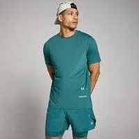 MP Herren Hybrid Mesh T-Shirt - Sattes Petrol - XS