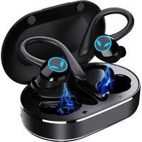 MOPUEA In-Ear-Kopfhörer Bluetooth Kopfhörer Sport, Bluetooth Headset Kabellos In-Ear-Kopfhörer (Bluetooth 5.1 Sport-Kopfhörer, Wasserdicht, Enthält ein Ladecase und drei Paar Silikon-Ohrstöpsel, Rauschunterdruckung,Stereo,Voice Assistant,für Fahren/A