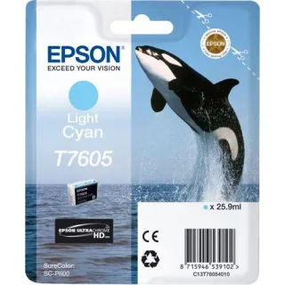 Epson Tintenpatrone light cyan T 7605