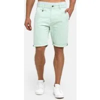 Indicode Chinoshorts Herren Cuba Chino Shorts Herrenshorts aus Baumwollgemisch