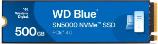 Western Digital WD Blue SN5000 NVMe SSD 500GB | wds500g4b0e | M.2 2280 / M-Key / PCIe 4.0 x4