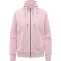 Ragwear Sweatjacke Ronette Cordy Zip-Jacke aus weichem Kord und hohem Kragen