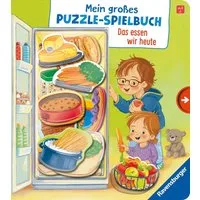 Mein großes Puzzle-Spielbuch - Das essen wir heute / Mila Rulff