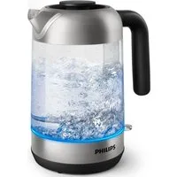 Philips Wasserkocher Series 5000 HD9339/80, 1,7 l, 2200 W, Glasgehäuse, Trockengehschutz