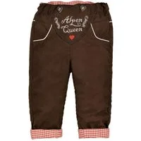 BONDI Trachtenlederhose Baby Mädchen Kunstlederhose 'Alpen Queen' 86683, B