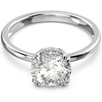 Swarovski Fingerring Stilla Round Cocktailring, mit Swarovski® Kristall