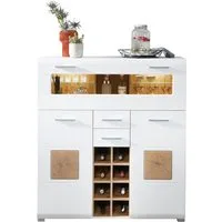 Innostyle Barschrank FUN PLUS (Barschrank, OTTOs Choice) Maße: 120 x 129 x 37 cm (B/H/T), mit LED-Beleuchtung