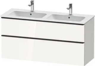 Duravit D-Neo Waschtischunterbau wandhängend Weiß Hochglanz 1280x462x625 mm - DE43650BD220000 DE43650BD220000
