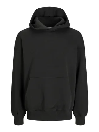 JACK&JONES - JJEURBAN EDGE SWEAT HOOD NOOS black - Gr. - L