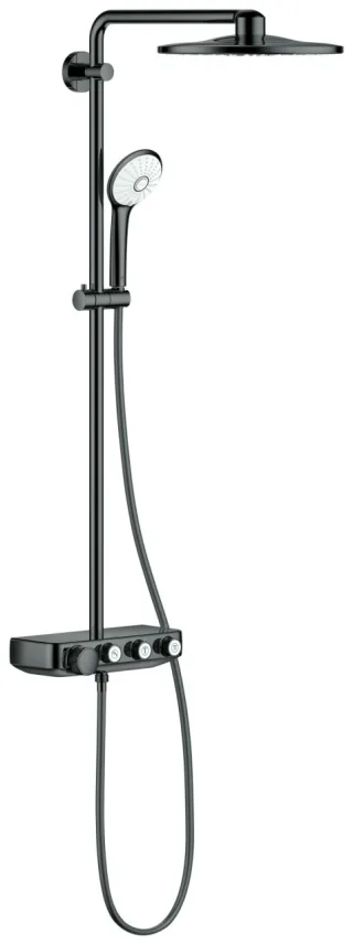 GROHE Duschsystem Euphoria SmartControl 310 Duo 26507 mit THM hard graphite, 26507A00 26507A00
