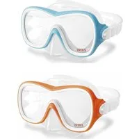 Intex Taucherbrille Intex Tauchermaske Wave Rider Mask ab 8 Jahren zufällige Auswahl 55978