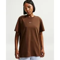 Nike Sportswear T-Shirt W NSW CLASSIC SS TEE Kurzarm, mit Rundhalsausschnitt, aus Baumwoll-Jersey, normale Länge