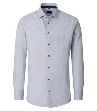 VENTI - Businesshemd Langarm blau - Gr. - 42