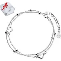 MOPUEA Silberarmband Sterlingsilber-Armband Diamanten Damen Frauen Geschenkpackung