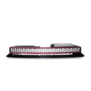 Kühlergrill Sportgrill Waben Gitter Grill Frontgrill ohne Emblem für VW Golf 6