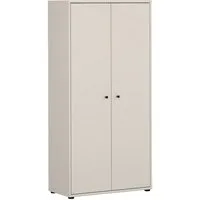 FORTE Schuhschrank Tempra, Mehrzweckschrank, 2 Türen, Einlegeböden, Höhe 149,5,5 cm B/H/T 73,7/149,5/34,8 cm
