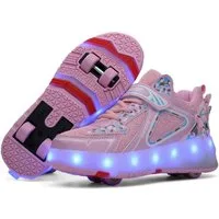HUSK'SWARE Rollschuhe, Leuchtende Rollschuhe für Kinder,Schuhe mit Rollen
