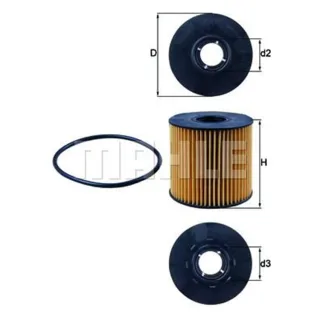 Mahle ?lfilter Nissan Opel Renault OX210D