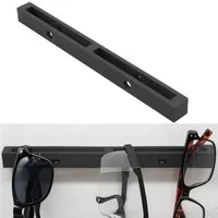 TSB Werk Brillenetui Brillenhalter Halterung Wandhalter Brillen Organizer, Aufhänger Aufbewahrung Schwarz Weiß