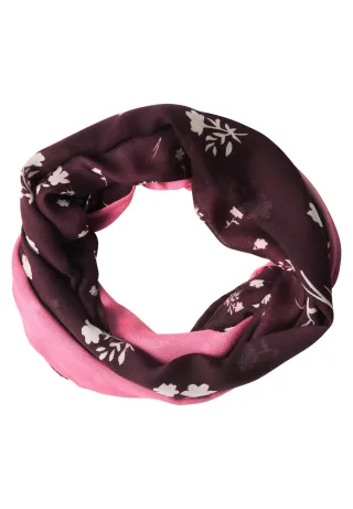 Street One - Loop-Schal mit floralem Muster rustic rouge - Gr. - ONE SIZE