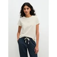 Marc O'Polo Pyjamaoberteil Mix N Match Cotton Top SS mit Rundhalsausschnitt und kurzem Arm