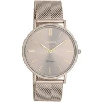 OOZOO Quarzuhr Vintage Armbanduhr C20336 Taupe Milanaiseband 40 mm C20336