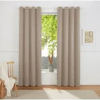 OTTO home Vorhang SOLA (1 St), Ösen, verdunkelnd, Polyester, blickdicht, Ösen-Aufhängung, wärmeabweisend, 1er oder 2er Set