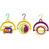 Beeztees Vogelspielplatz Vogelspielzeug für Sittiche mit Clip