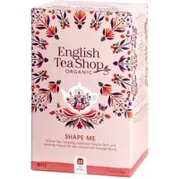 English Tea Shop Tee Shape Me, BIO Wellness-Tee, 20 Teebeutel, Natürlicher Energie-Boost mit Grüntee, Ginseng, Ceylon-Zimt & Ingwer.