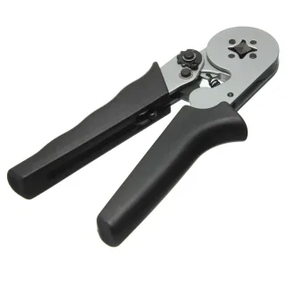 Self-Adjustable Terminal Crimping Tool with 0.08-6.0mm² Range Ergonomic Nylon Handle Uniform Pressure Crimp Ideal for In