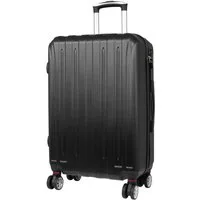 Warenhandel König Hartschalen-Trolley Borsum, 4 Rollen, aufreicht rollbar, 360°-Rollen, robust, klassisches Design